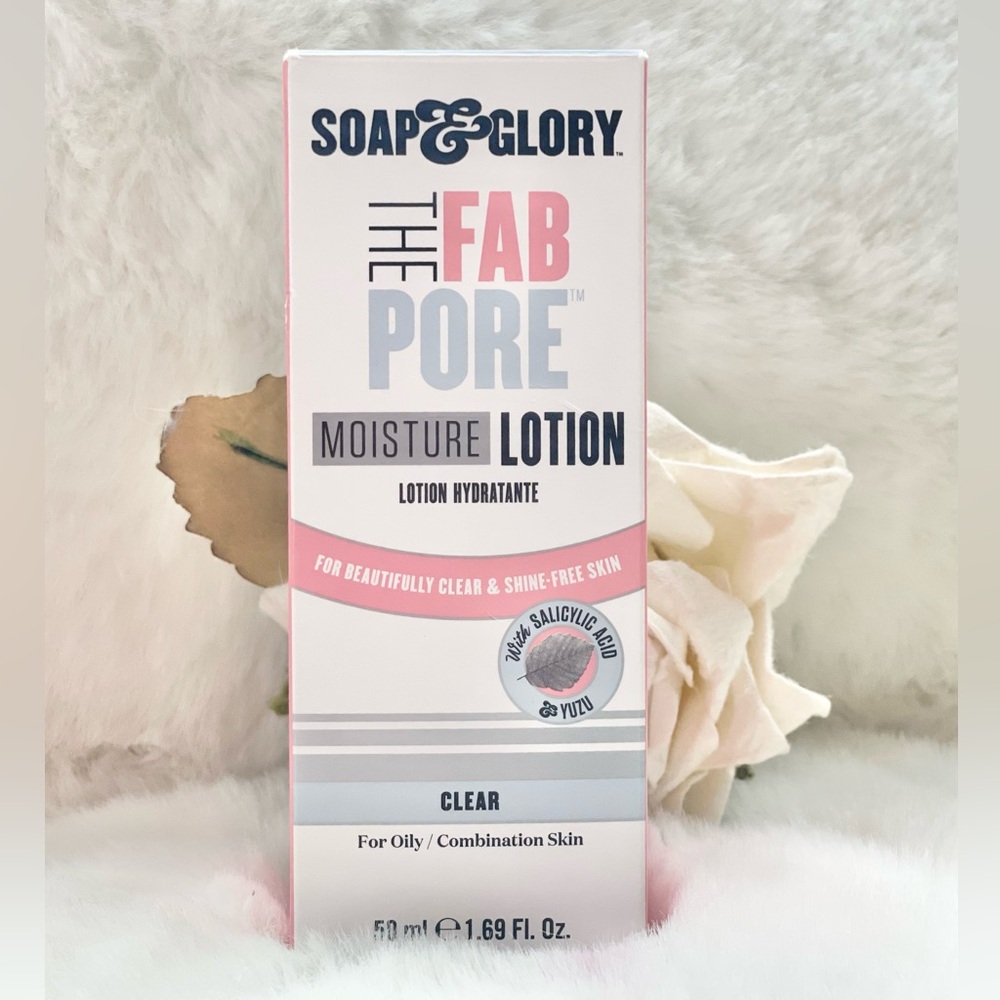 New w/tag SOAP & GLORY FAB PORE MOISTURE LOTION w/Salicylic acid for clear skin